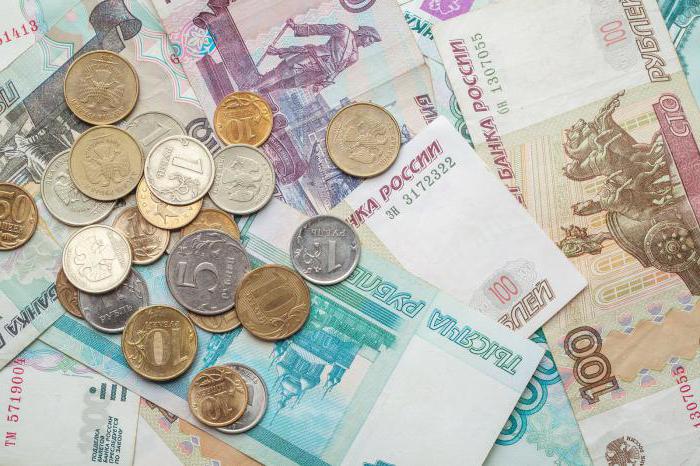 Suvremeni ruski novac: kovanice i novčanice.